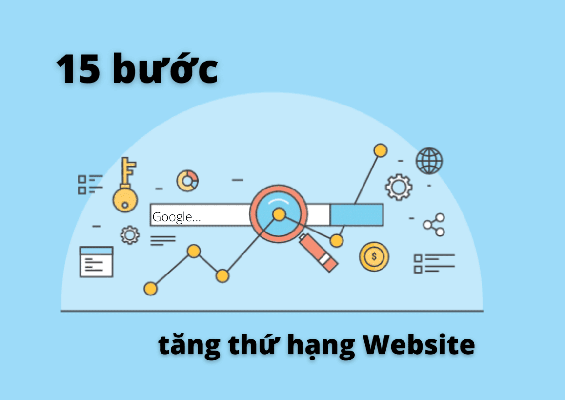 Tăng điểm SEO wesbite - Quy trình 15 bước cơ bản tăng thứ hạng website
