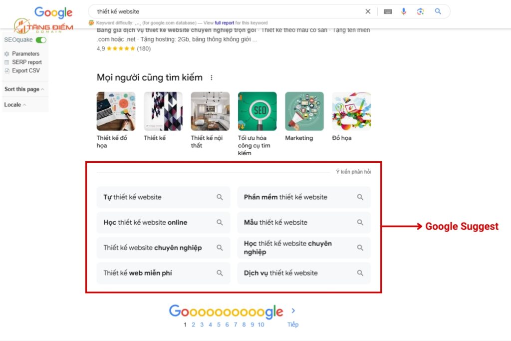 Công cụ nghiên cứu Google Suggest