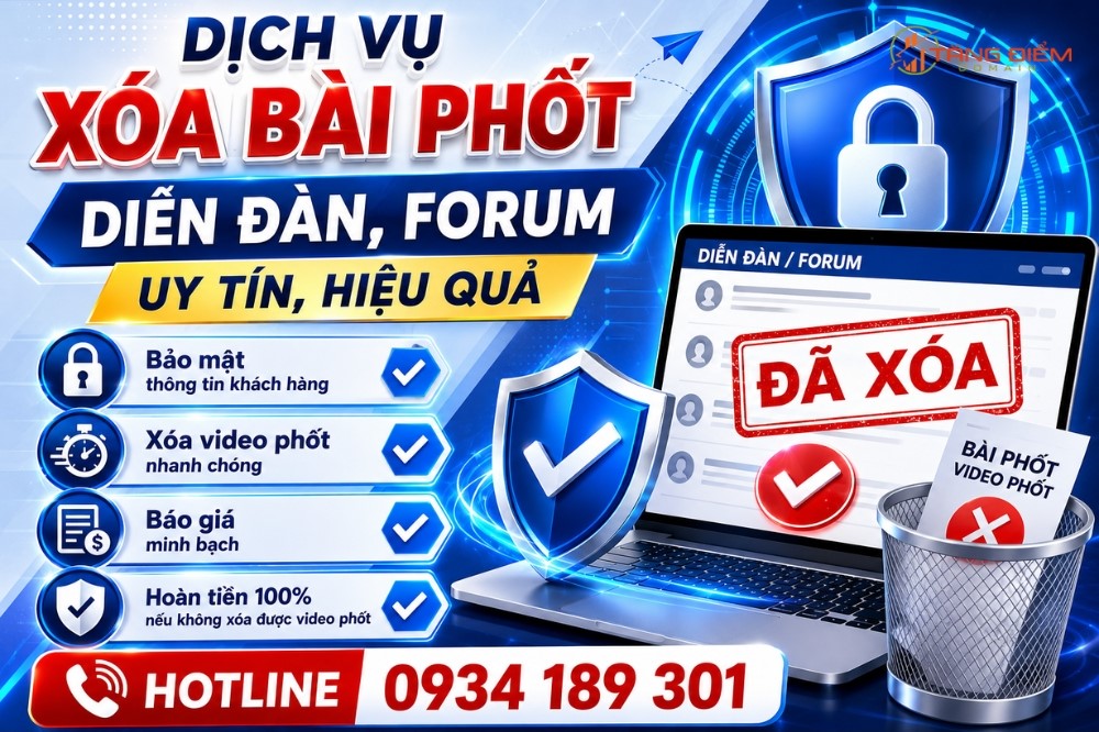Dịch vụ xóa bài phốt diễn đàn forum của Sài Gòn Xuân Phát