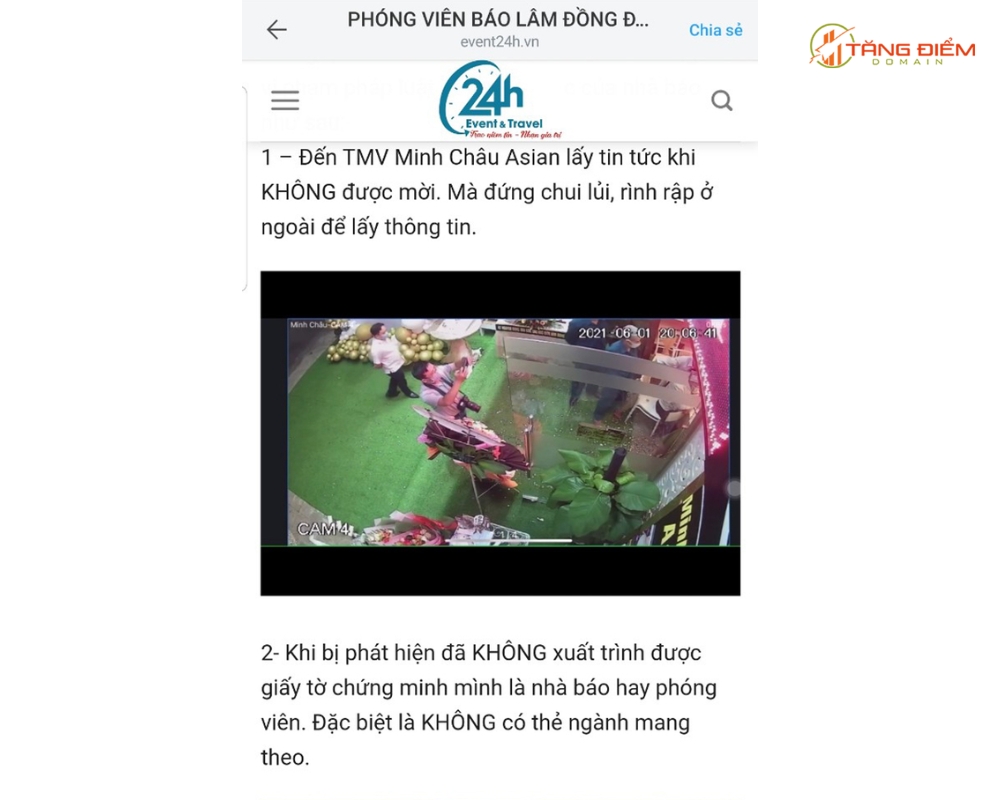 Trang báo điện tử đưa tin sai sự thật, xúc phạm nhà báo đưa tin