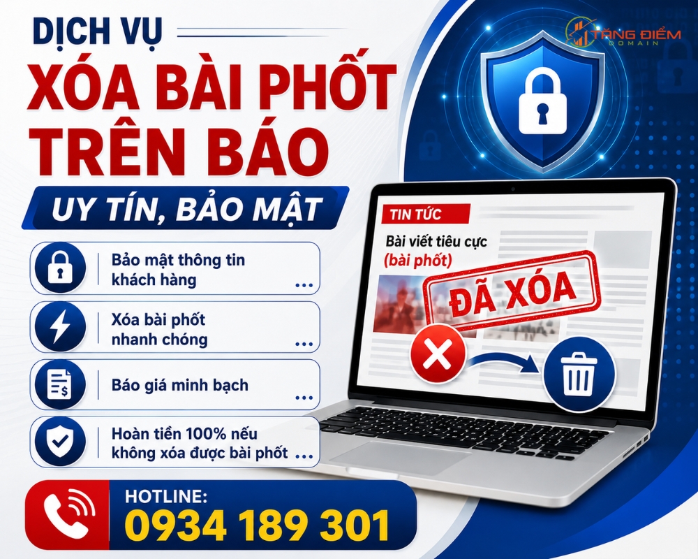 Dịch vụ xóa bài phốt trên báo của Sài Gòn Xuân Phát