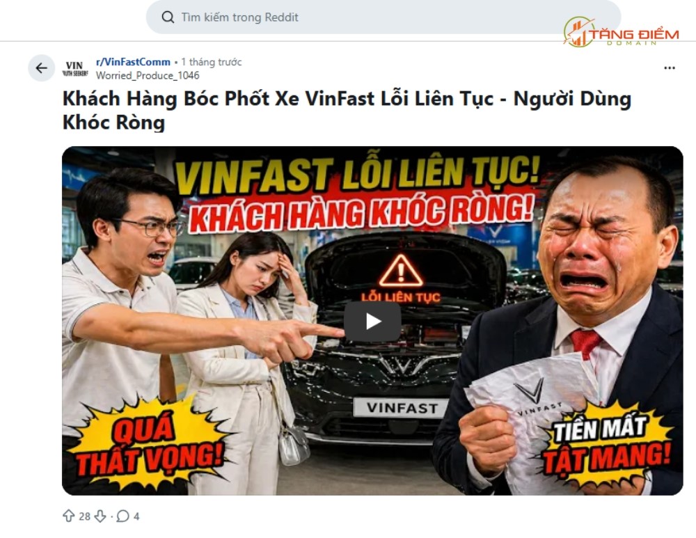 Các bài phốt trên Reddit gây ảnh hưởng nghiêm trọng đến danh tiếng của doanh nghiệp