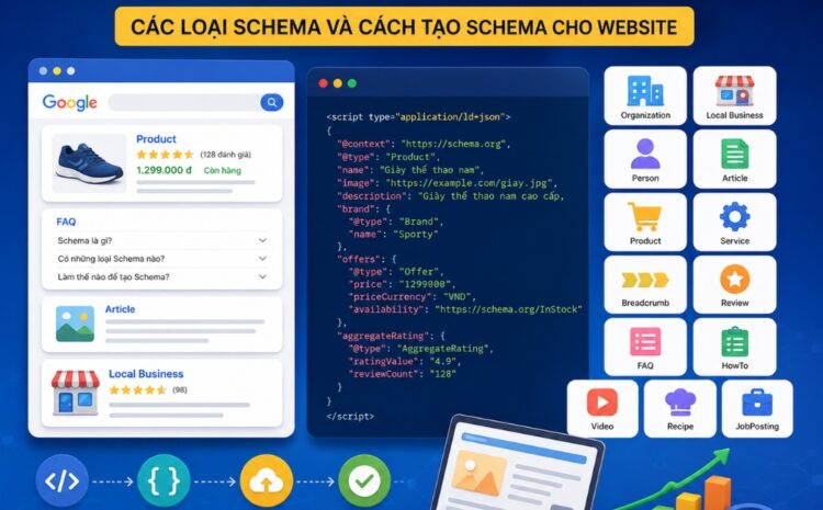 Schema là gì? Các loại Schema và cách tạo Schema cho website