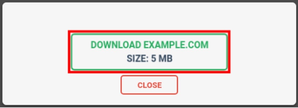 Nhấn nút DOWNLOAD [TÊN_WEBSITE] để tải file .wpress về máy